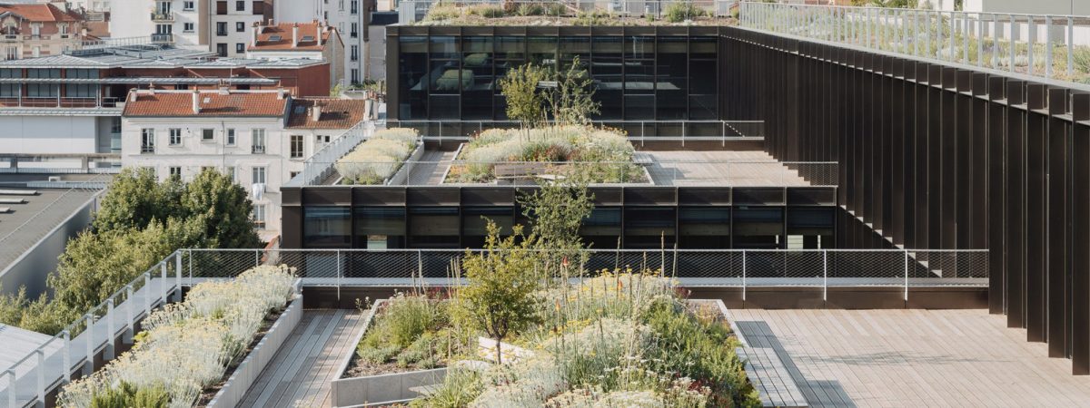 Immeuble en structure bois et planchers en CLT