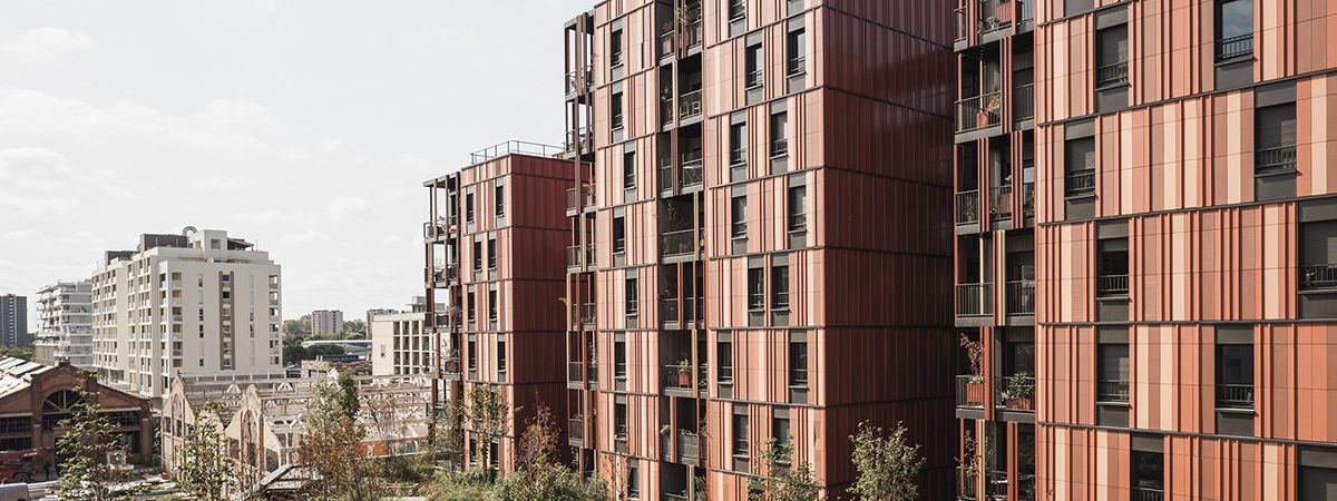 R+10 associant bois lamellé et CLT