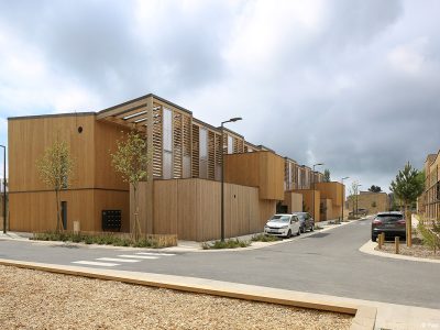 logements en bois lamellé collé et CLT