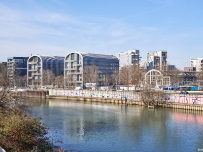 immeuble New à Asnières en bois lamellé et CLT