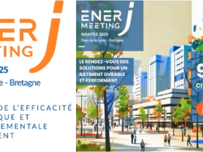 Affiche de l'évènement EnerJ-Meeting à Nantes, le 9 septembre 2025, en partenariat avec l'UICB